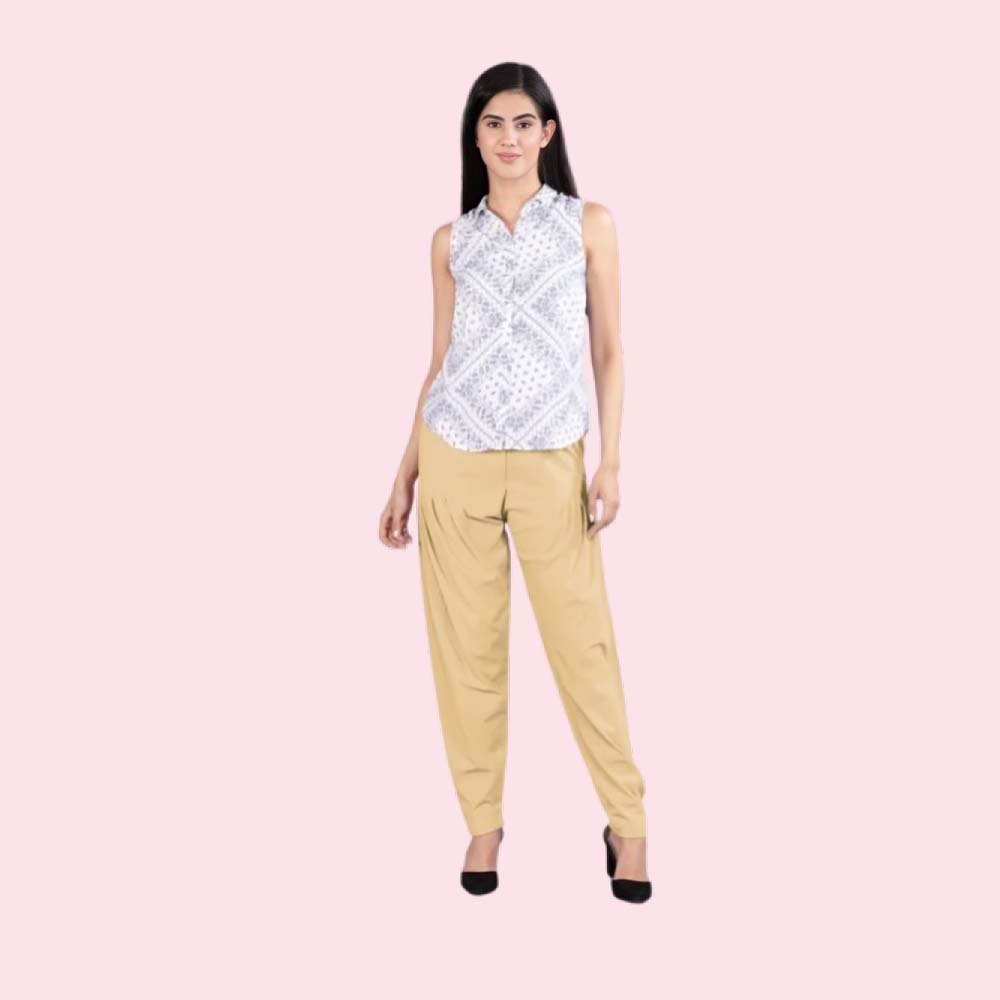 INDIAN FLOWER :  Cotton Patiala Salwar Pant