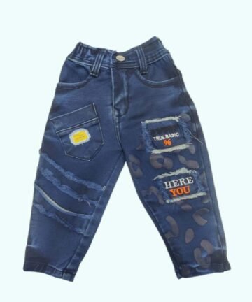 PASSWORD : Baby Waist Ripped Holes Soft Jeans