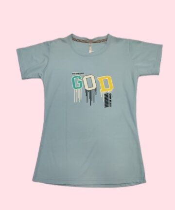 WOMENS : Print Round Neck Regular Fit T-Shirt