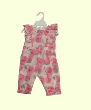 BOOMBABY : Baby Girls 100% Cotton Jumpsuit