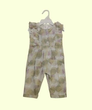 BOOMBABY : Baby Girls 100% Cotton Jumpsuit