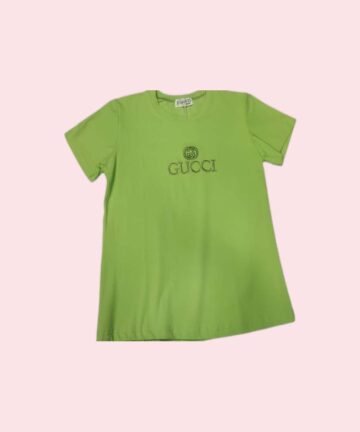 WOMENS :  Printed Round Neck Regular Fit T-Shirt