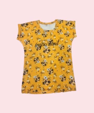 WOMENS :  Printed T Shirt Short Sleeve Comfortable Occasion Wear