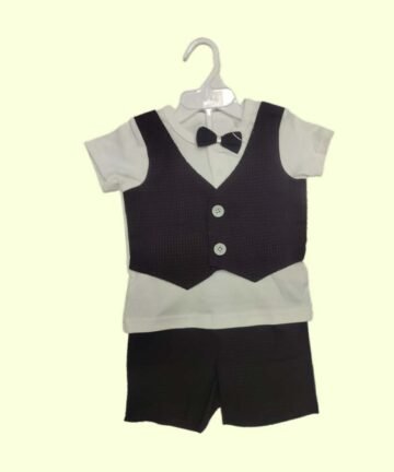 BOOM BABY : Boys Shirt Waistcoat & Pant Set