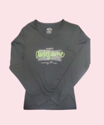 EN TRAP :  Full Sleeve Fit T shirt for Women, Round Neck