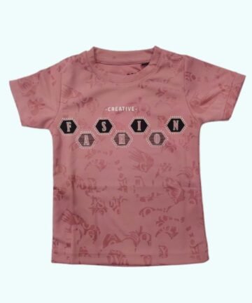 ROYAL BLOKE : Boy’s Lycra Regular Fit T-Shirt