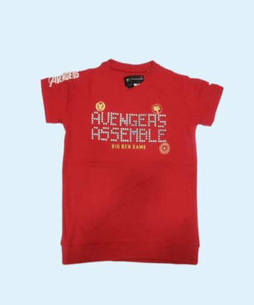 BIG BEN :  T-Shirt for Boys & Girls Short Sleeve Casual Wear for Kids and Toddlers | Ideal for Light Winter and Summer,