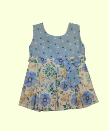 Baby Girls Muslin Cotton Printed Cotton Frocks