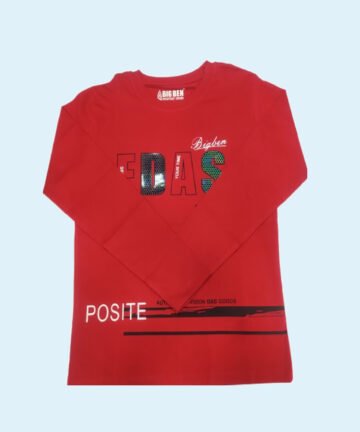 BIG BEN :  Boy’s Super Cotton Graphic Printed Full Sleeve T-Shirt