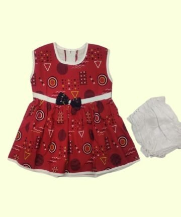 Baby Girls Muslin Cotton Printed Cotton Frocks