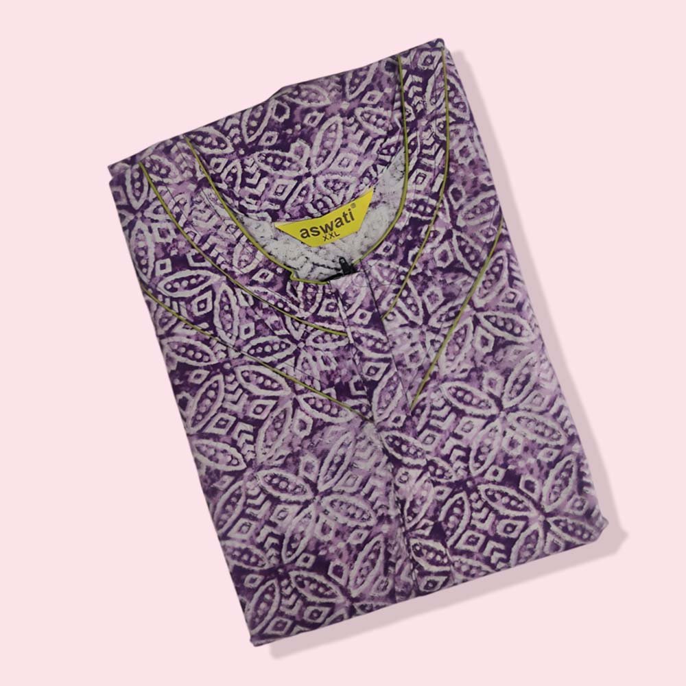 ASWATI : Women Cotton Length Nighty