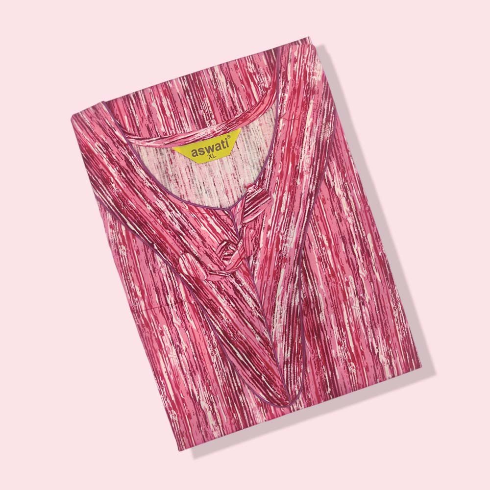 ASWATI :  Women’s Cotton  Floor Length Nighty