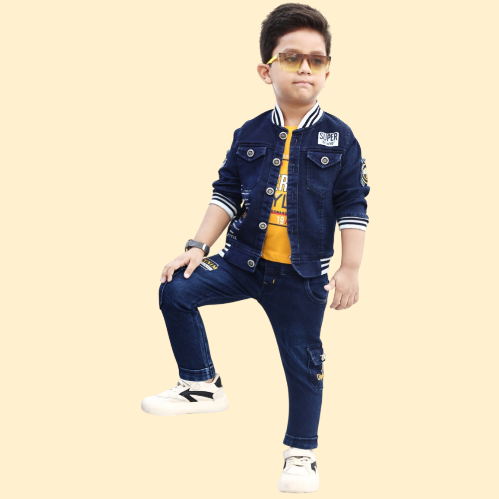 CITYBOY : Party Dress for Baby Boys Set With T-shirt & Pants For Kids
