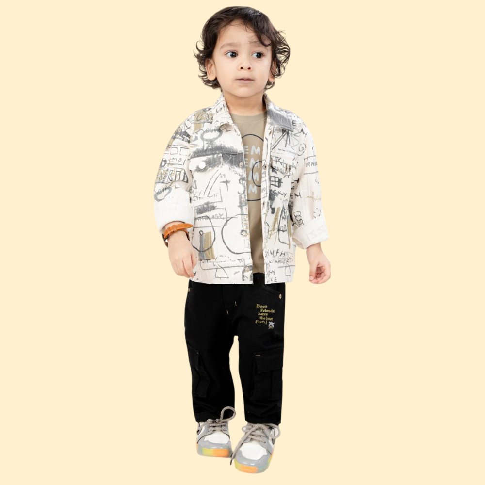 Boys Ethnic Wear Waist Coat Dress set