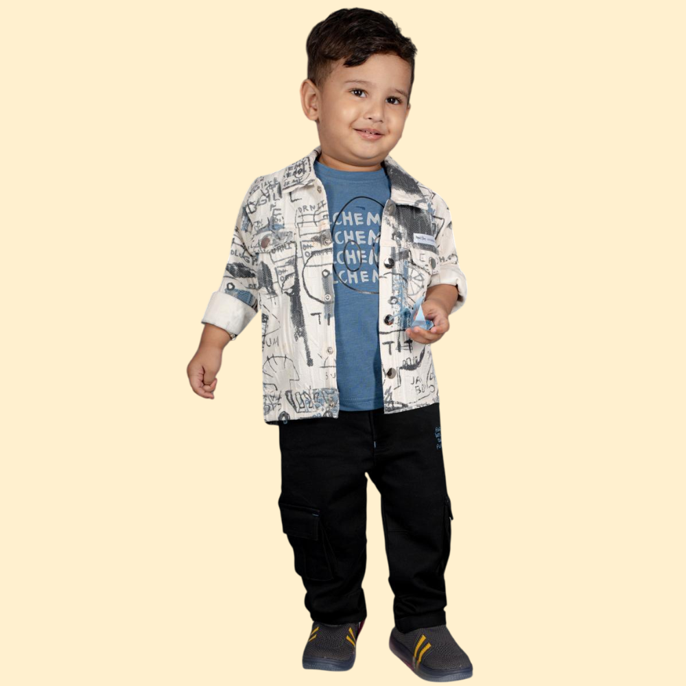 Boys Ethnic Wear Waist Coat Dress set