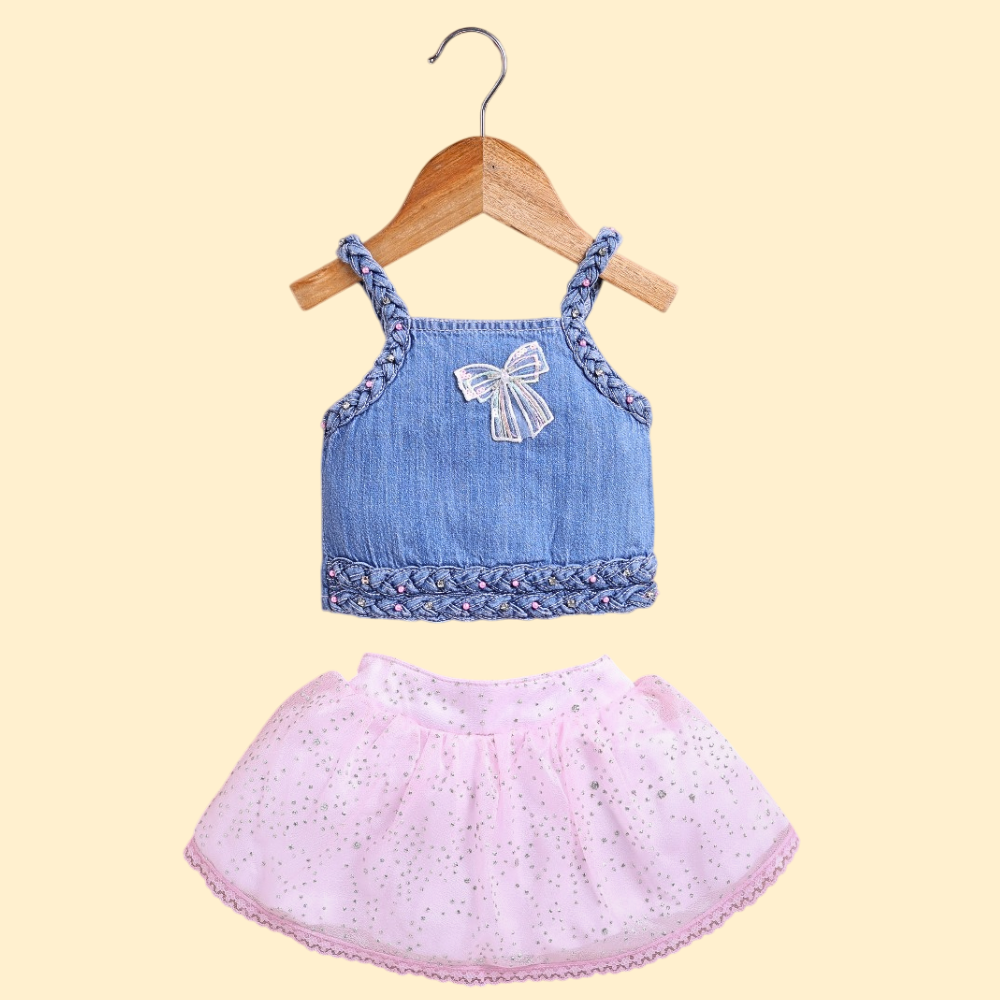 Infant Girls Top and Bottom Set | Cotton | Age 0–2 Years