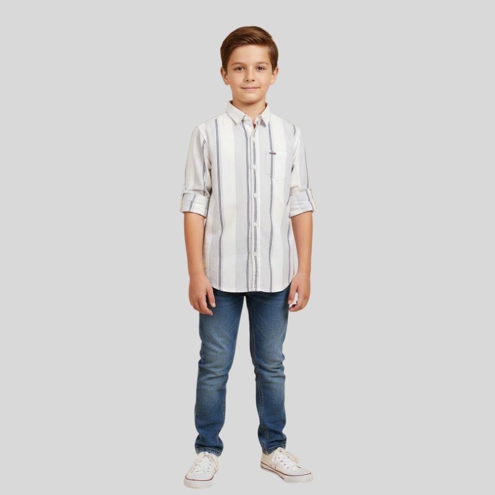 PASSWORD : Cotton Full Sleeves Printed Casual Shirt