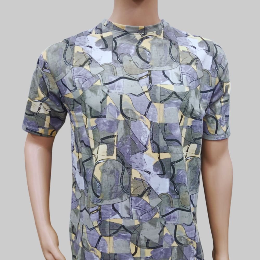 MANICA : Maniac||Mens||Printed||Round Neck||Raglan||Half Sleeve||Cotton