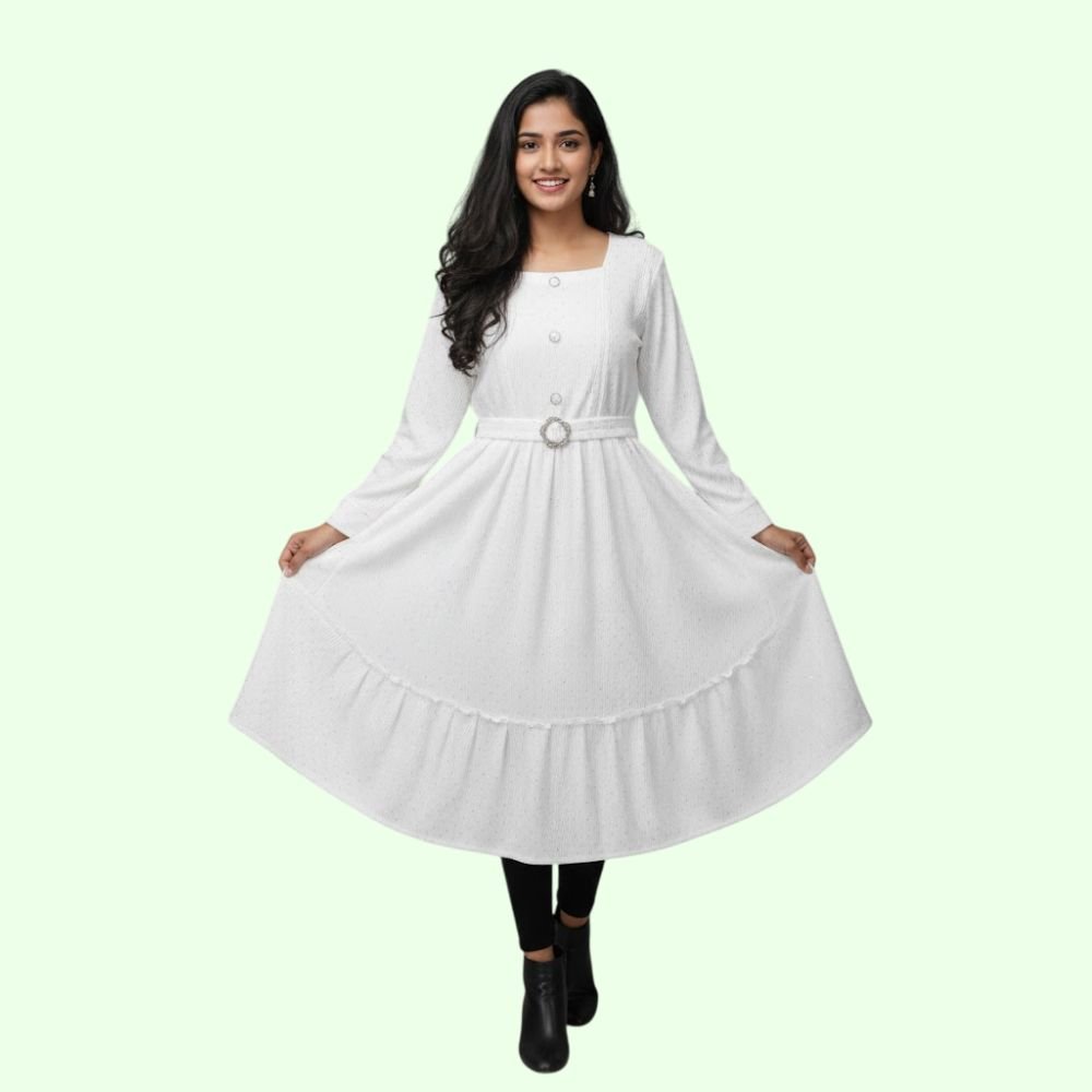 Women’s Midi Fit and Flare Dress