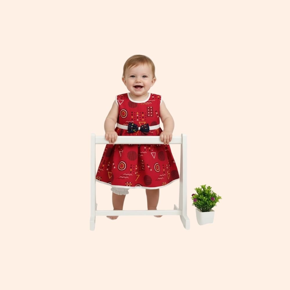 Cotton Blend Baby Girl Frock