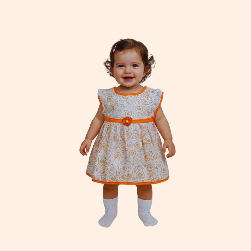 Cotton Blend Baby Girl Frock