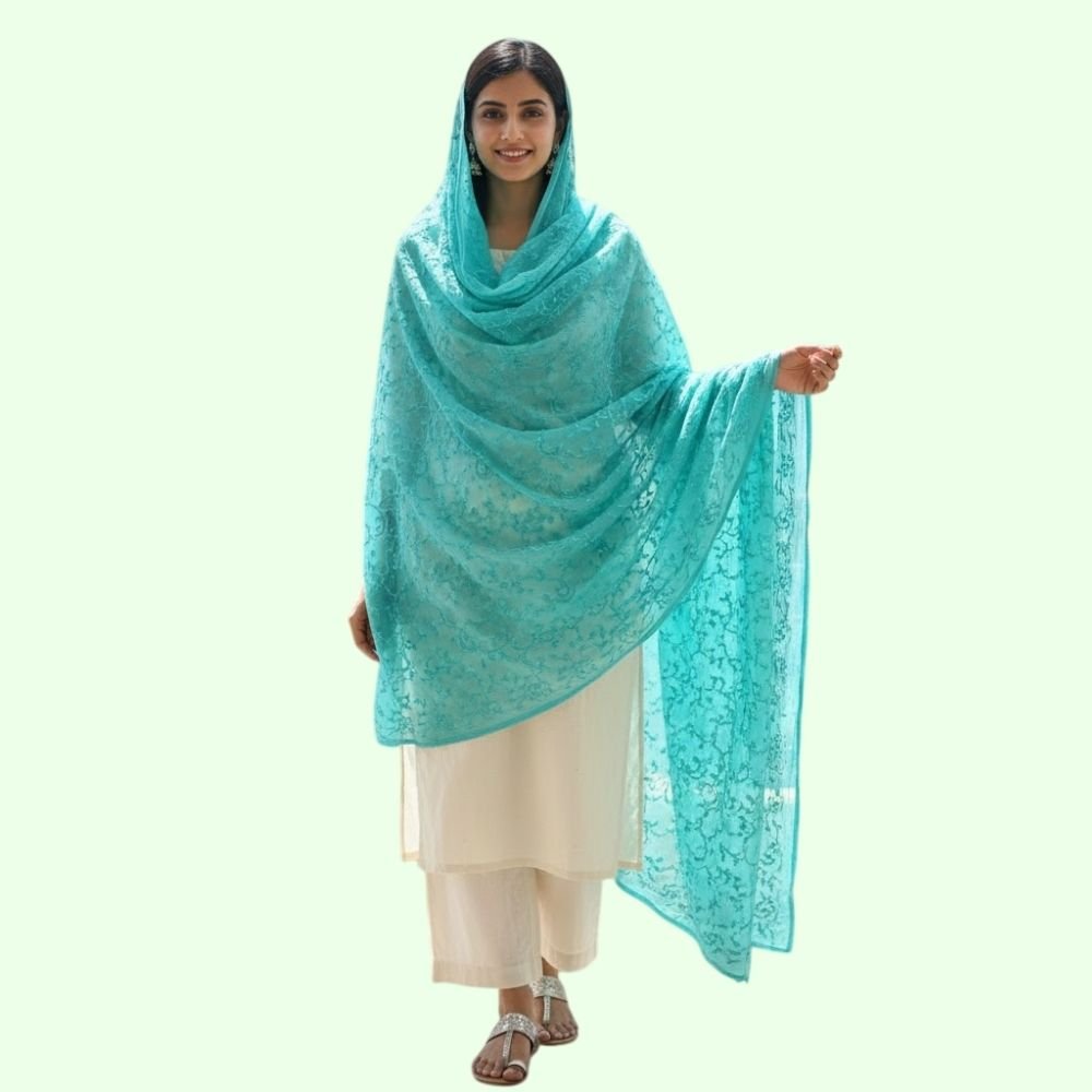 Women’s Embroidered Shawl Suitable for festivals & daily wear.