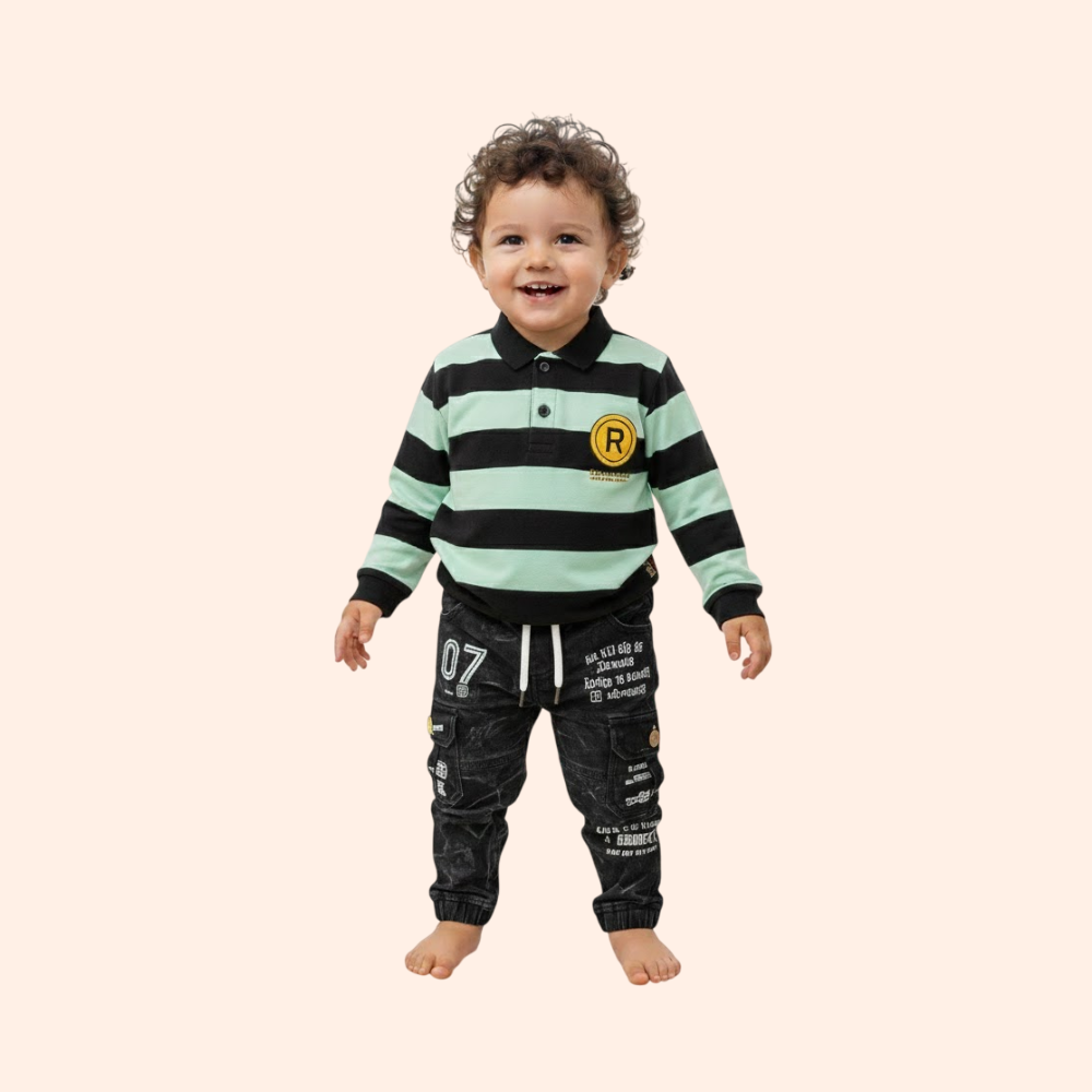MADBOYZ : Cotton Fleece Full Sleeve Track Suit for Boys