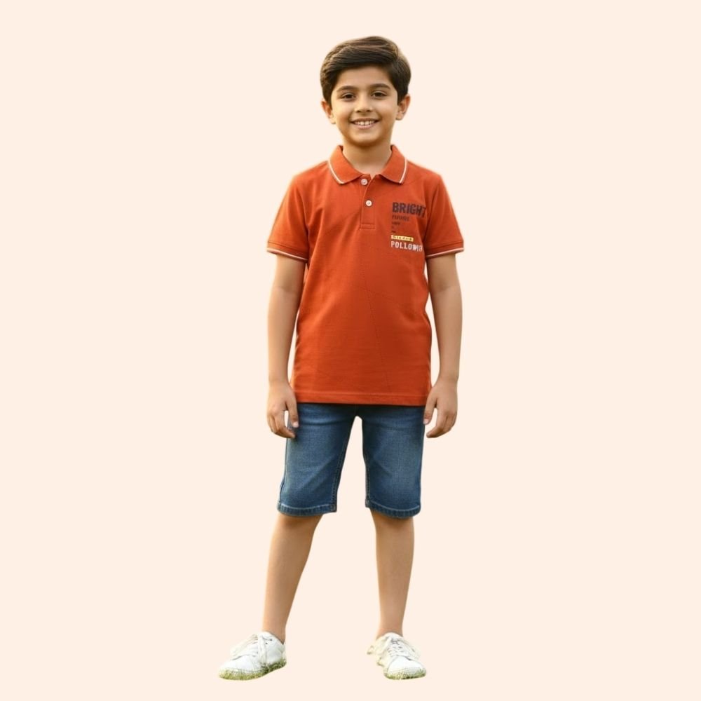 BIG BEN : Boy’s Solid Regular Fit T-Shirt