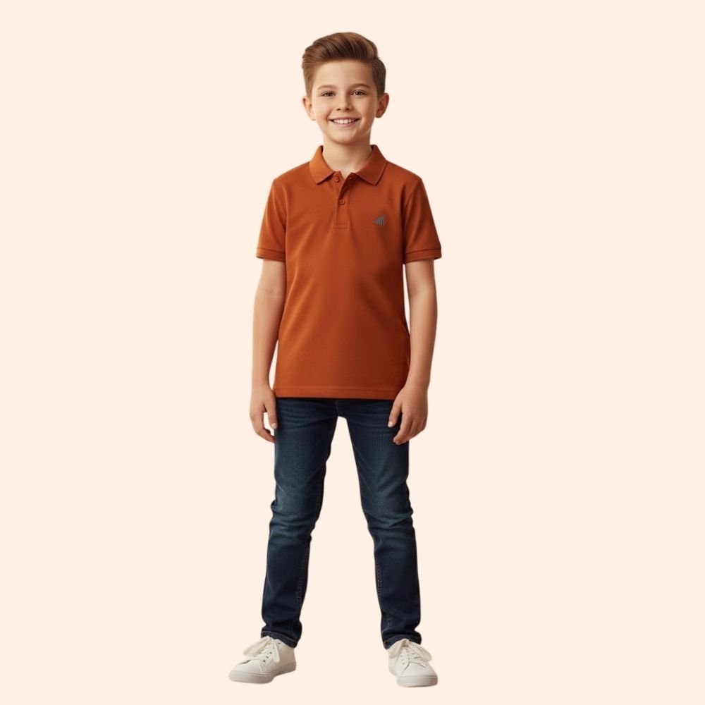 TRACK TEE : :Boys Polo T-Shirt | Regular Fit Collar