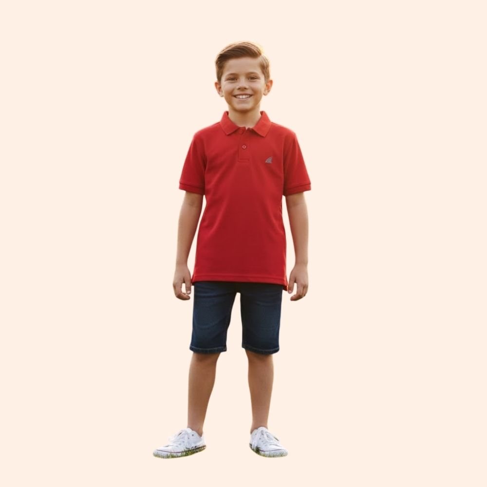 TRACK TEE : Boys Polo T-Shirt | Regular Fit Collar