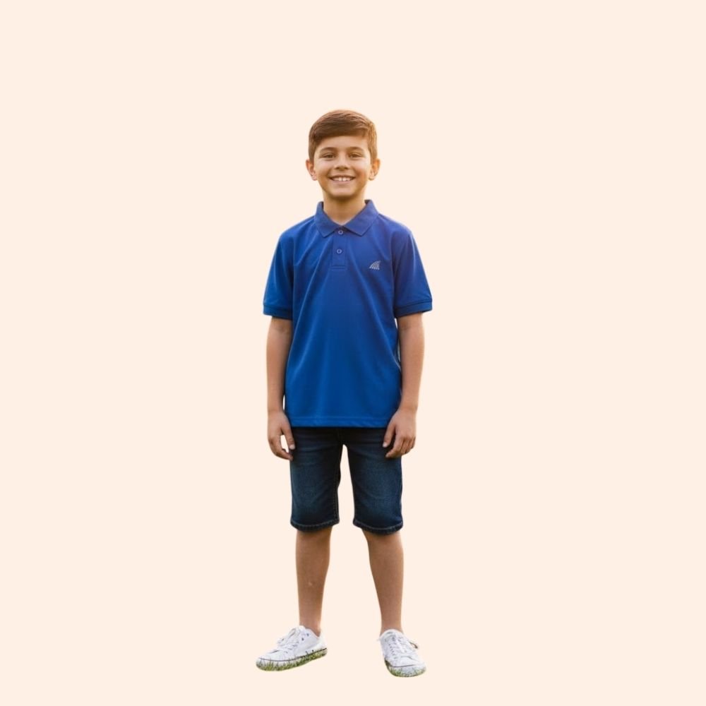 TRACK TEE : Boys Polo T-Shirt | Regular Fit Collar