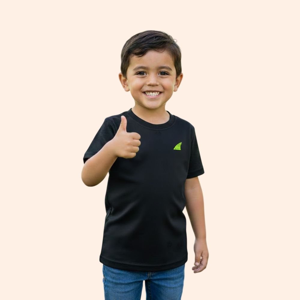 TRACK TEE : Kids Round Neck Boys T-Shirt Half Sleeves