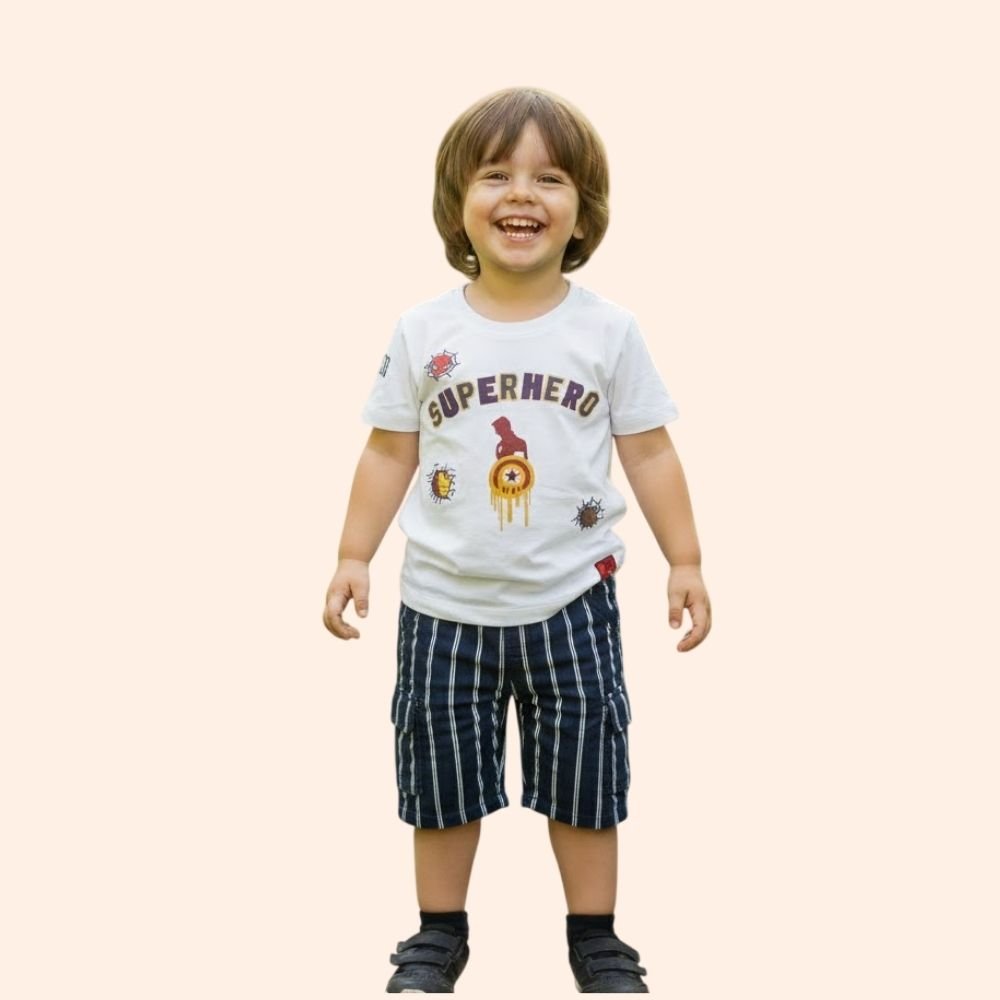 MAD BOYZ : Cotton Clothing Sets for Baby Boys Half sleeve T-Shirt & Shorts