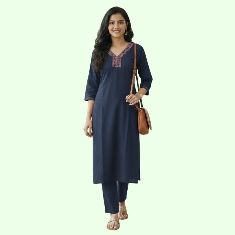 MARCIA : Womens Cotton Kurta Co Ord Set