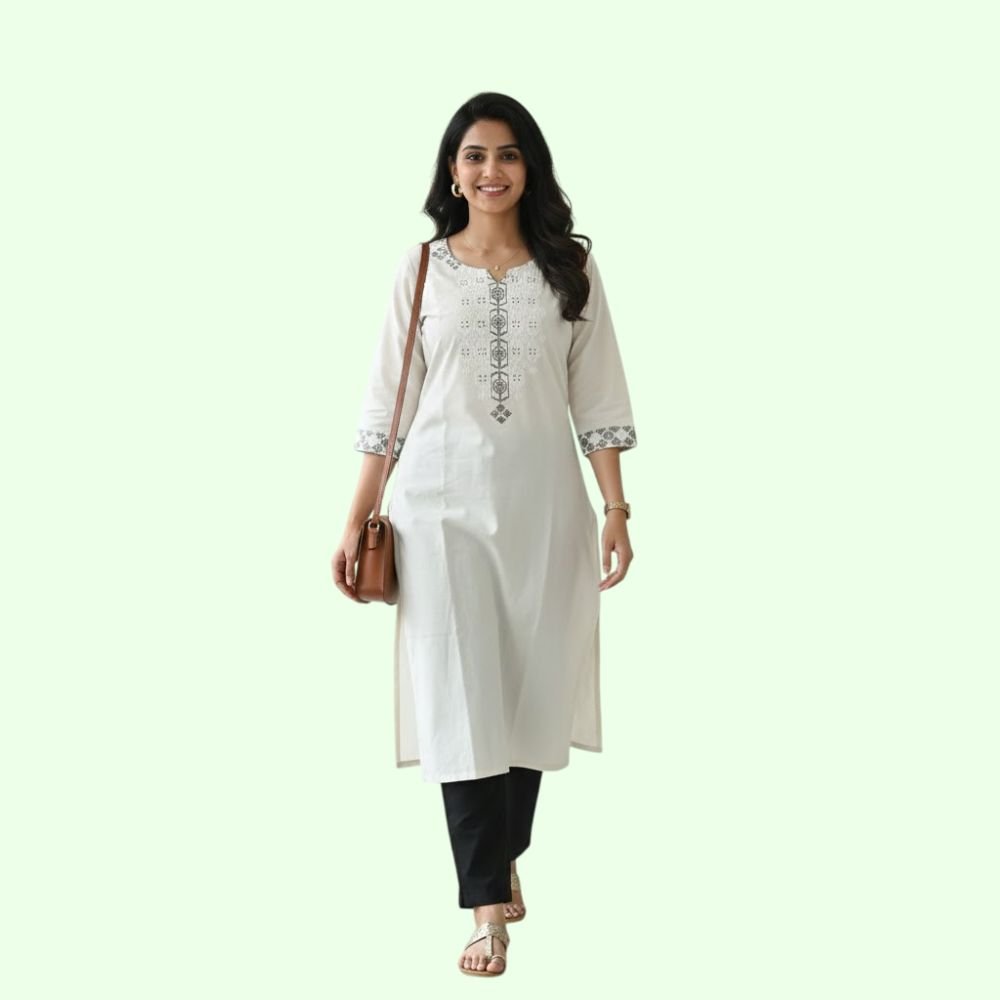 MARCIA : Womens Cotton Kurta Co Ord Set