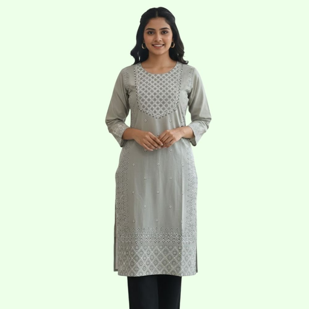 MARCIA :  Womens Cotton Kurta Co Ord Set