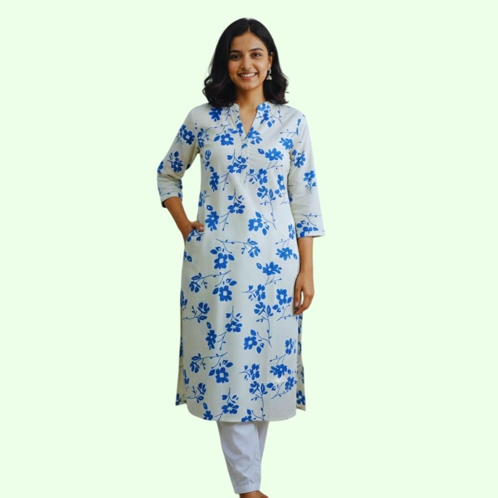 MARCIA : Womens Cotton Kurta Co Ord Set