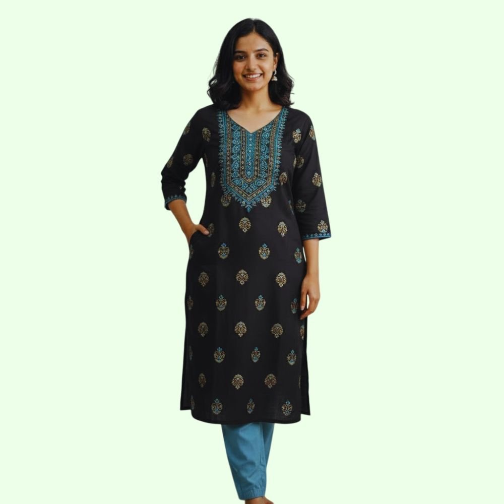 MARCIA : Womens Cotton Kurta Co Ord Set