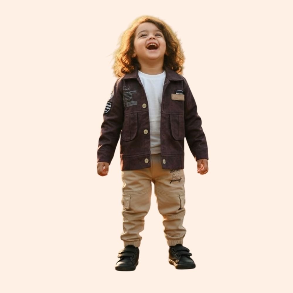 LITTLE : Boys 3 Piece Suit Set Outfit for Wedding & Birthday