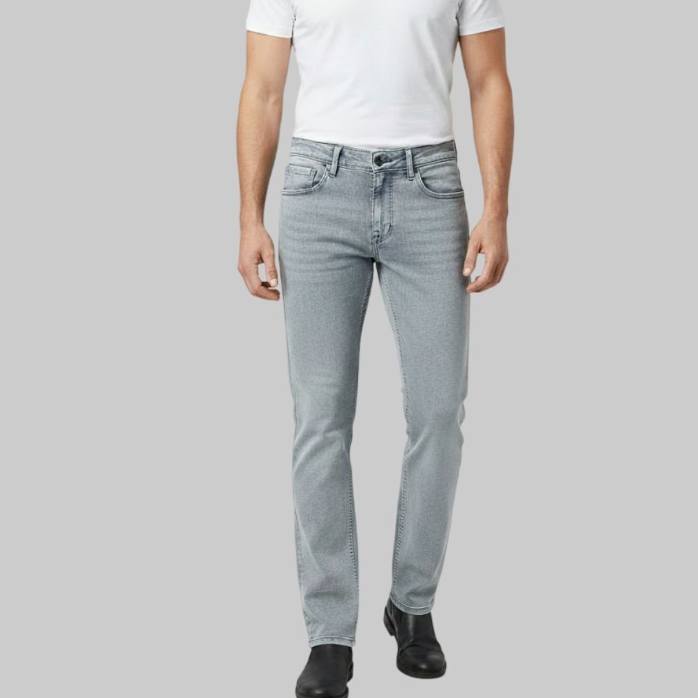 FILLER PLUS : Denim Regular Fit Mid Rise Jeans Pant for Men