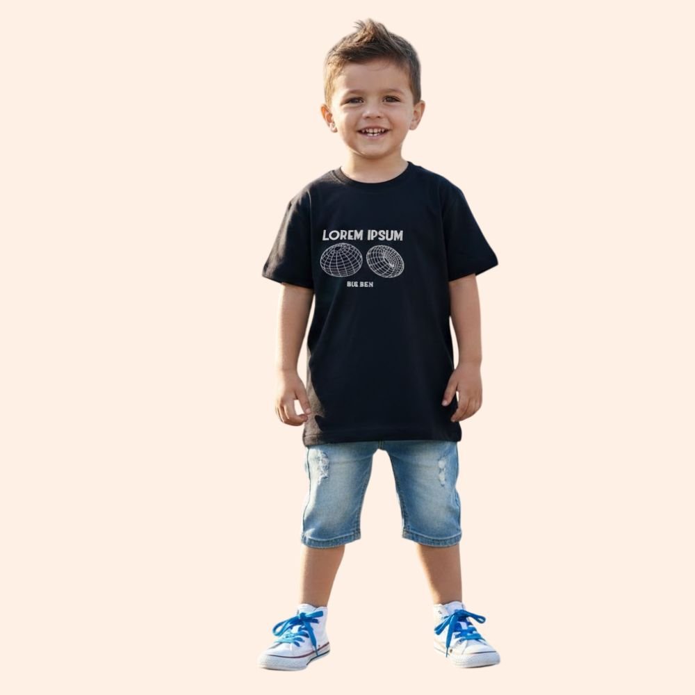 BIG BEN : Boys Printed T-Shirt | Round Neck, Short Sleeves, Casual Wear