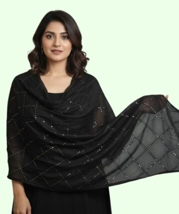 Shawl Smooth flowy fabric Suitable for festivals & daily wear.