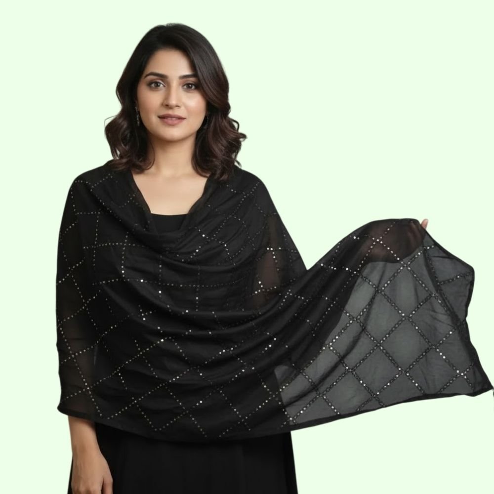 Shawl Smooth flowy fabric Suitable for festivals & daily wear.