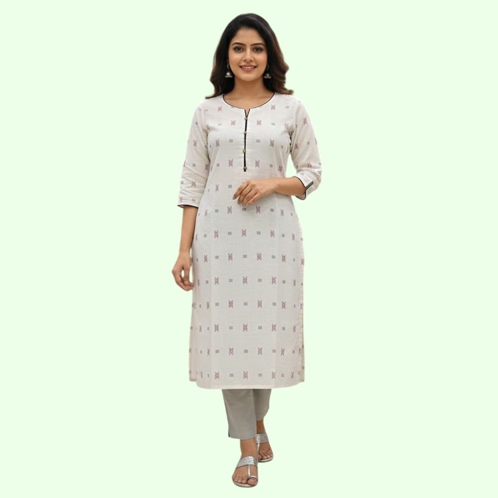 MARCIA : Womens Printed Cotton Long Kurta