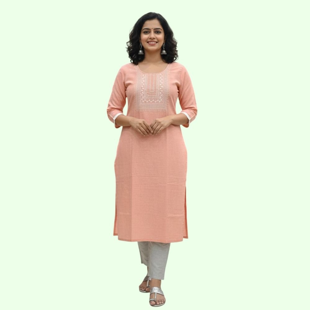 MARCIA : Womens Printed Cotton Long Kurta