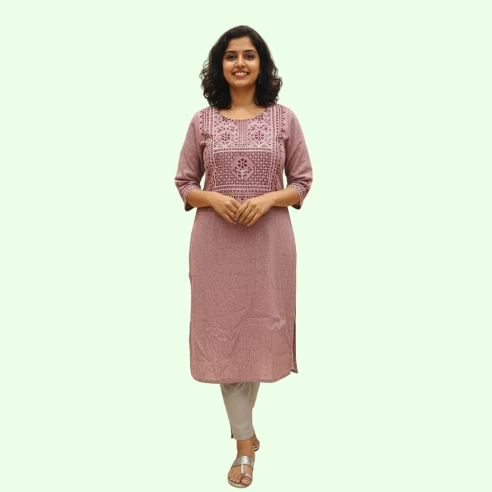 MARCIA : Womens Printed Cotton Long Kurta