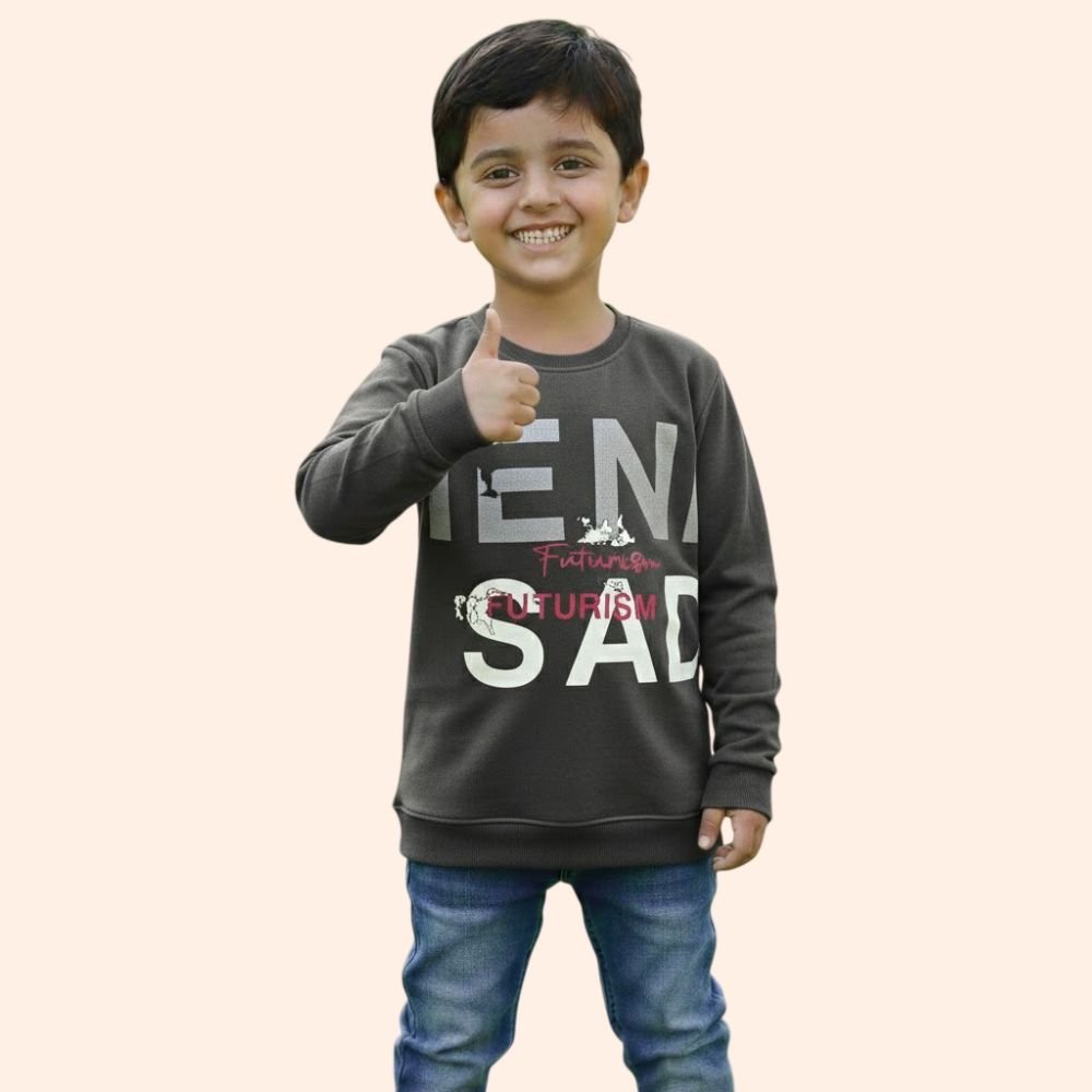 BIG BEN : Boys Full Sleeves Regular Fit Cotton T-Shirt