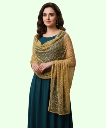 Women’s Embroidered Shawl Suitable for festivals & daily wear.